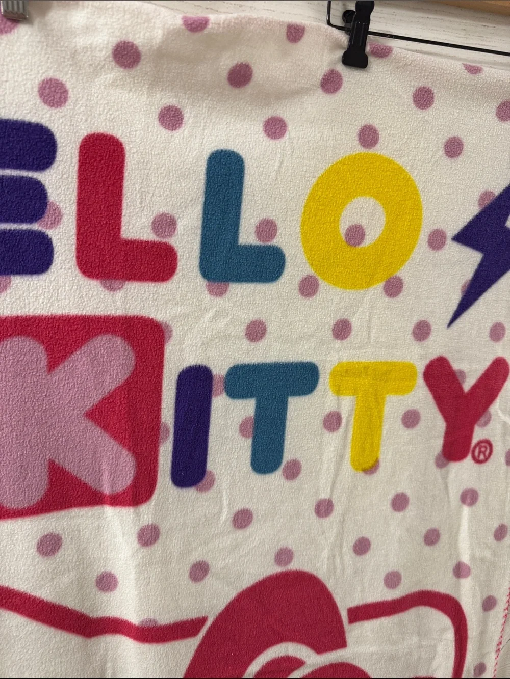 Hello Kitty Sanrio fleece throw blanket 36